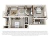 The Lakehouse Apartments Floor Plan 2x1 The Dock House